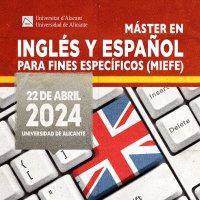Jornada de Orientación Profesional del Máster en Inglés y Español para Fines Específicos